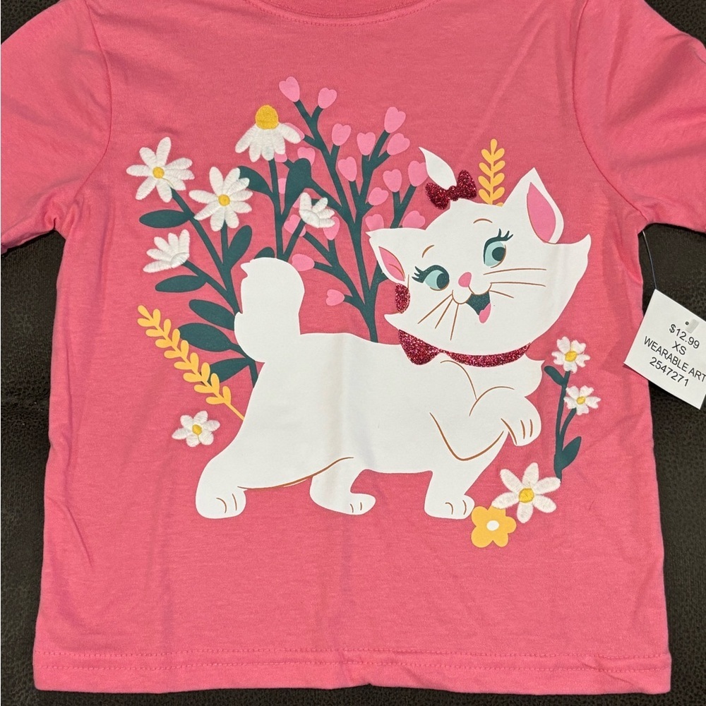 Disney Pink Cotton Blend T-Shirt